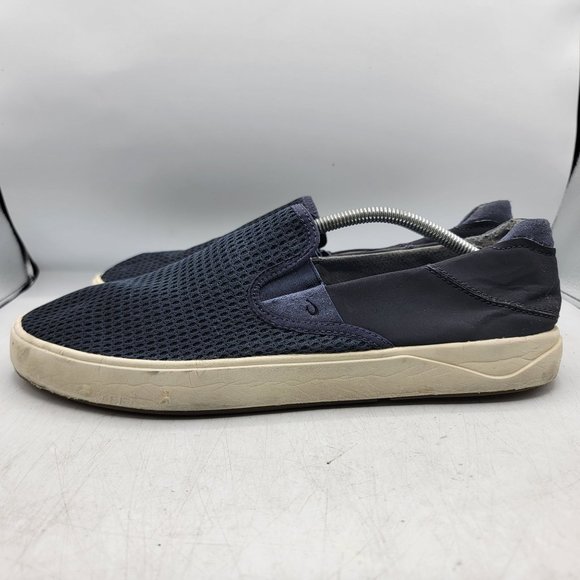 Olukai Lae Ahi Mens 13 Blue Slip On Sneakers Shoes Casual Walking 10443-TFTF main image 9
